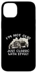 Coque pour iPhone 14 Plus Graphique « I'm Not Old I'm Classic with Style Car » Cadeau d'anniversaire