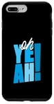 Coque pour iPhone 7 Plus/8 Plus Bleu Oh Yeah! Graphique bleu