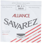 Corde au détail guitare classique - Savarez 543R Alliance rouge - Sol tirant normal