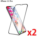 X2 VITRE PROTEGE ECRAN IPHONE 11 PRO