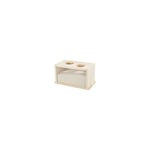 Trixie - Bac à sable, souris/hamster, en bois 22 × 12 × 12 cm