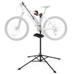 vounot Support de Réparation Vélo Pied d’Atelier Hauteur Réglable pince Rotative 360° avec Plateau à Outils Magnétique Pour tous les Types de Vélos Charge Stand de Réparation Max 30kg