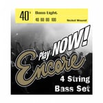 Encore Electric Bass Guitar Strings 4 String Light Gauge 40-100 Set EBS40