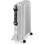 DELONGHI TRRS0920 2000 watts Radiateur bain d’huile - 3 niveaux de puissance - Comfortemp - Real Energy (+35 % de convection)