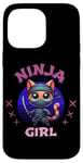 Coque pour iPhone 14 Pro Max Ninja Girl T-Shirt