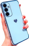 Vepbk Case for Samsung Galaxy A34 5G, Soft Case Silicone Cover with Love Hearts