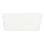 EGLO Spot encastrable LED Rapita, lampe de plafond encastré, plafonnier à encastrer carré, luminaire en aluminium et plastique blanc, blanc chaud, 15,5 x 15,5 cm