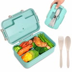 IC Bentobox för Barn & Vuxna Lunchbox med 3 Fack, Vete