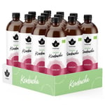 12 X Puhdistamo Luomu Kombucha 370 Ml Vadelma