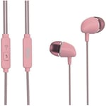 Casque stéréo TM Electron tmhe272p avec Microphone et kit Mains Libres - Couleur Rose