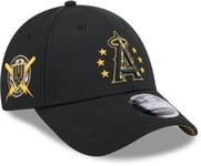 Anaheim Angels New Era 9Forty MLB 2024 Armed Forces Day Black Baseball Cap