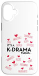 iPhone 16 Plus It's a K-Drama Thing | Korean Words Case