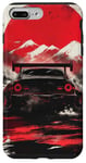 Coque pour iPhone 7 Plus/8 Plus JDM Cyber Samurai Art Japonais Drift Car Urban