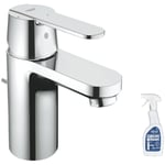 Mitigeur lavabo Grohe Quickfix Get Taille s avec tirette et vidage + nettoyant GrohClean