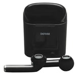 Earbud Headphones True Wireless Hands Free Calling Bluetooth Denver TWE-36 Black