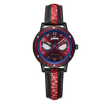 Spiderman Barn- och Flickur - Klocka för Barn - Cartoon Armbandsur - Födelsedagspresent Black space red band