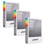 Polaroid 600 B&W Film TRIPLE Pack (24 Shots)