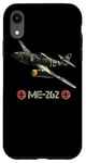 Coque pour iPhone XR La Seconde Guerre mondiale 2 avion de chasse allemand ME 262