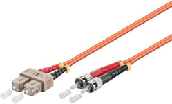 MicroConnect nettverkskabel - 25 m - oransje