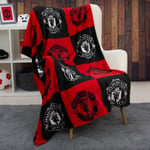 Manchester United FC Large Blanket Football Super Soft Fleece Throw Red Devils