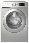 Indesit BWE81496XSVUK 8KG 1400 Spin Washing Machine - Silver