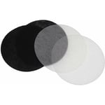 2x filtre à charbon actif, 2x filtre à graisses compatible avec Moulinex T-43, T-41, T-42 friteuse - 4 filtres - Vhbw