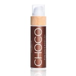 COCOSOLIS CHOCO Accélérateur de bronzage, Huile bronzante pour Banc Solaire, activateur de bronzage, Huile pour un Bronzage Intense, Naturel et Biologique, Huile Bio 110 ml