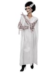 Smiffys Universal Monsters Bride of Frankenstein Costume, Adults White Dress, Bandages & Gloves, Official License Outfit with Long Neck Drape & Gloves perfect for Halloween and Themed Parties