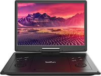 BOIFUN 16.9 Portable DVD Player, 14.1 Swivel Screen, 6H Battery Life