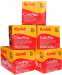 5 x KODAK COLOR PLUS 200 35mm 36exp CHEAP COLOUR PRINT BY 1st Class Post