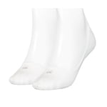 Calvin Klein Strømper 2P Women Low Cut Footie Socks Hvit Str 39/42 Dame