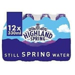 Highland Spring Still Mineral Water Sports Cap, 12x330ml