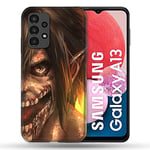 Coque pour Samsung Galaxy A13 / A04S Manga Attaque Titans Eren Titan