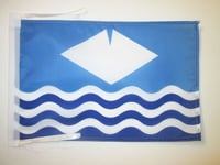 DRAPEAU ÎLE DE WIGHT 45x30cm - PAVILLON ISLE OF WIGHT - ANGLETERRE 30 x 45 cm ha