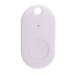 Dispositif anti-perte de suivi GPS portable,localisateur de clé Bluetooth,localisateur pour chien,animal de compagnie,portefeuille,porte-clés,alarme de bagage,rappel - Type White