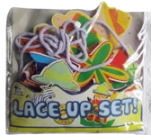 LACE UP SEWING TOY IN THE JUNGLE"KIDS AGE 3 - 6 YEARS XMAS STOCKING FILLER BNWT