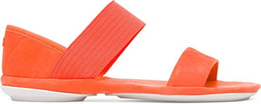 Camper Women's Right Nina Open Toe Sandals, Orange (Medium Orange 810), 3.5 UK