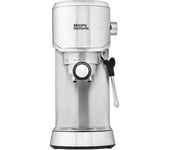 MORPHY RICHARDS Compact Espresso Coffee Machine - Stainless Steel, Stainless Steel