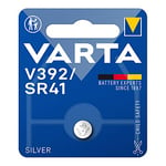 Micro Pile Bouton Argent SR41 - V392 1,55 V (Blister 1 unité) Ø7,9 x 3,6 mm. Idéal pour Les appareils compacts, garantit des Performances durables et fiables dans Vos appareils électroniques.