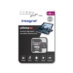 Integral 128GB Micro SD Card 4K Video Premium High Speed Memory Card SDXC Up ...