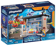 Playmobil 71084 How to Train your Dragon: Nine Realms ICarus Base, Toy with science lab and large drone and TV characters, Fun Imaginative Role-Play, Playset Suitable for Children Ages 4+