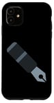 Coque pour iPhone 11 Plume noire