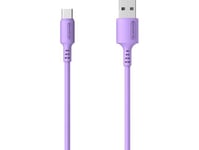 Somostel Usb Cable Pro-Link Cable Type-C 3A 1.2M Silicone Purple Safe Shopping With Home Delivery