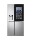 Lg Gsxe91Bsad 628L Instaview Smart Inverter American Style Fridge Freezer Brushed Steel