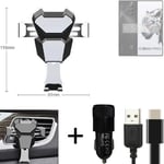  For Nubia Redmagic 8S Pro Airvent mount + CHARGER holder cradle bracket car cla