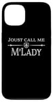 Coque pour iPhone 13 Costume de fête de la Renaissance My Lady Joust Larp