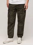 Superdry Baggy Camo Parachute Pants, Telo Olive