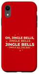 Coque pour iPhone XR Oh Jingle Bells Jingle All The Way, paroles de Noël, Peggy Lee