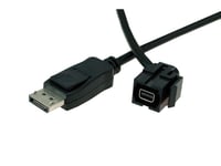 Bachmann 917.214 Prise De Courant Mini Displayport Noir