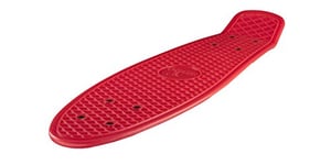 Ridge Skateboards Mini Cruiser Deck Plateau de Skateboard, Rouge, 22" x 6", fabriqué au Royaume-Uni, 55cm